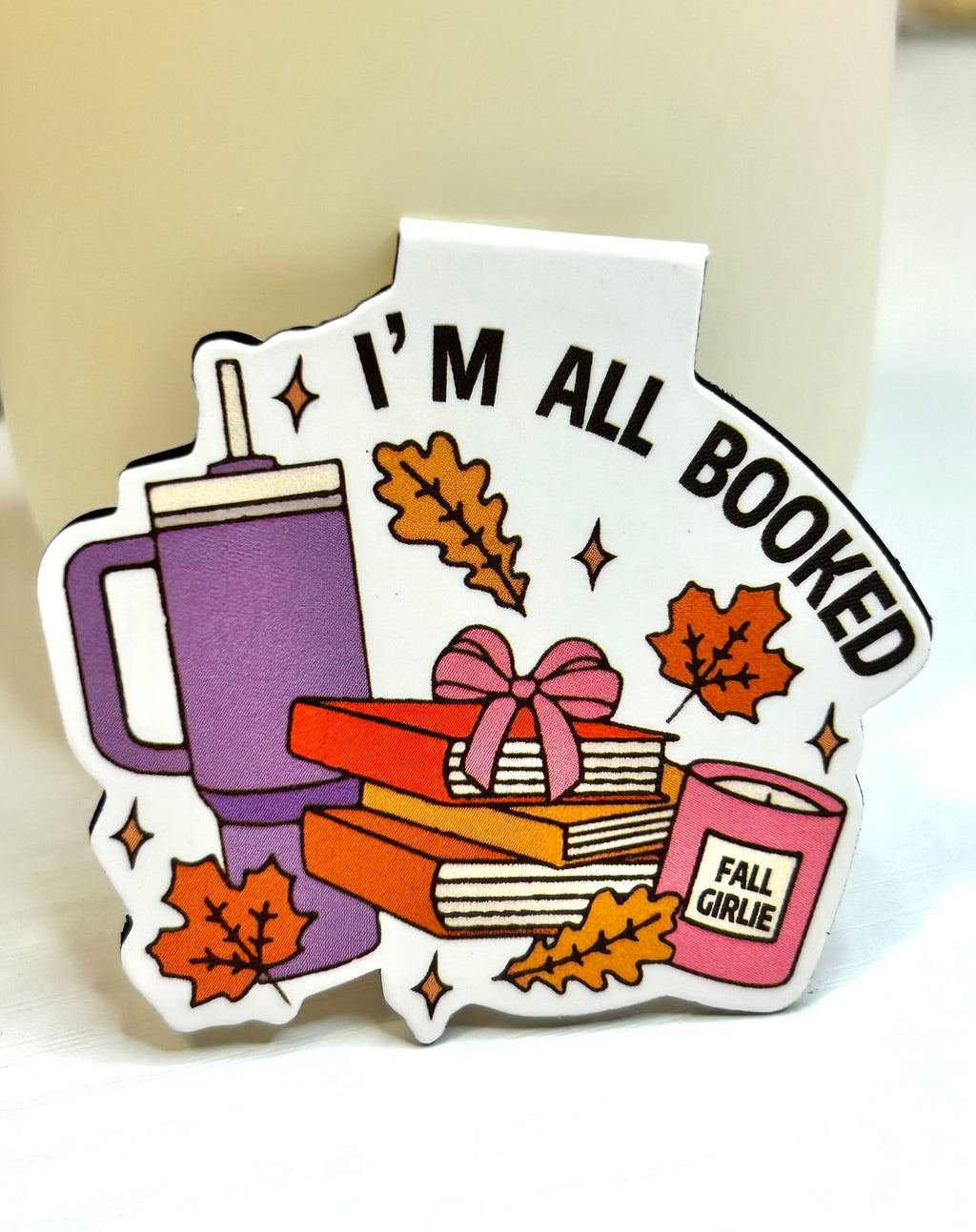 Fall Bookish Magnetic Bookmarks